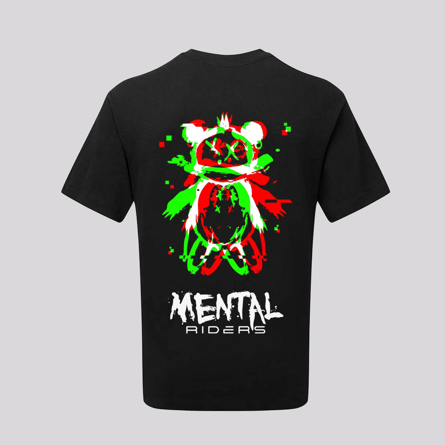 Mental Glitch T-Shirt - Red/Green