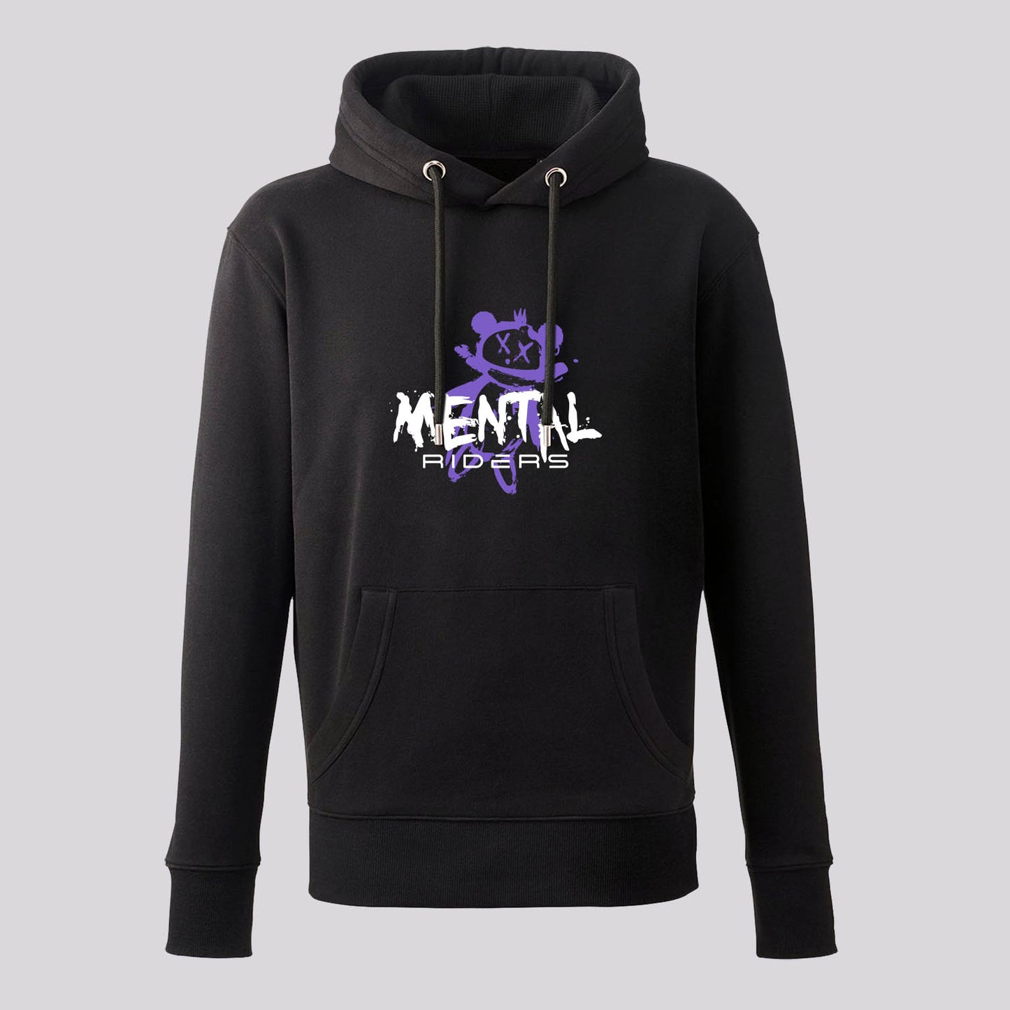 Mental Glitch Hoodie - Purple/Aqua