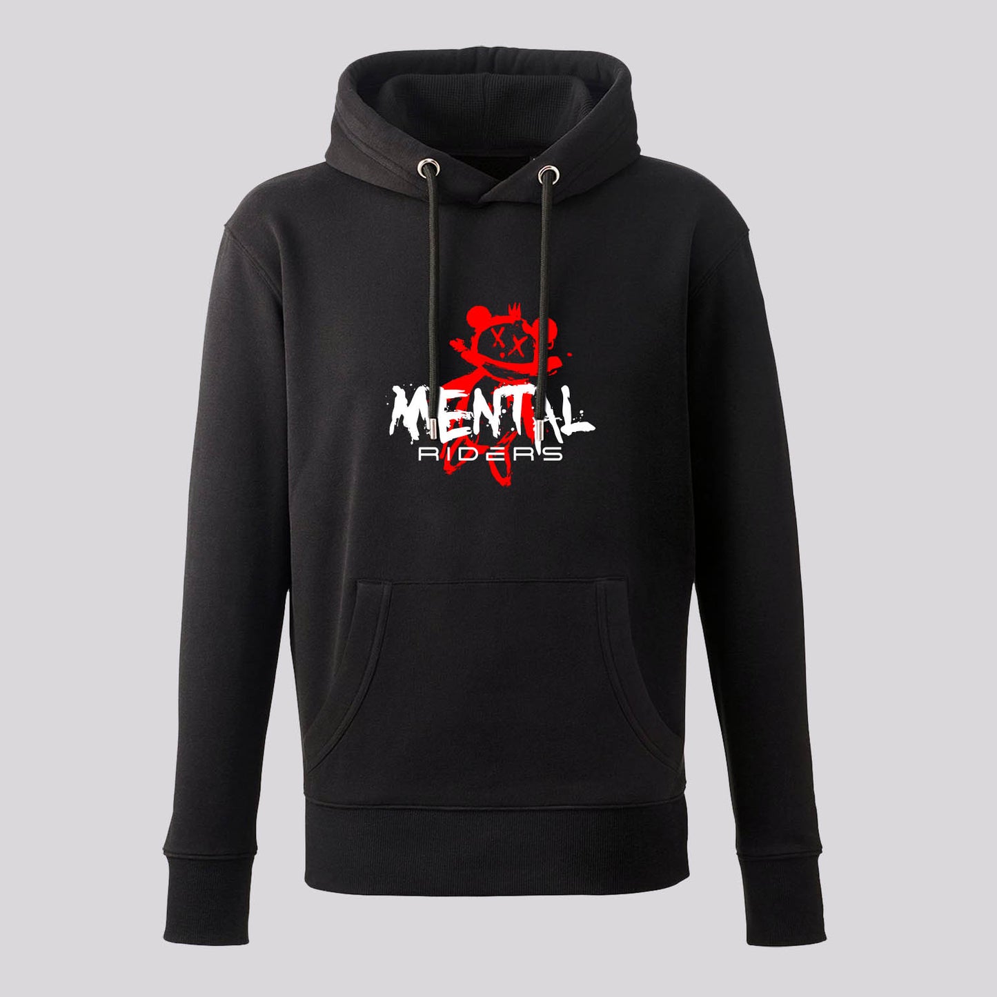 Mental Glitch Hoodie - Red/Blue