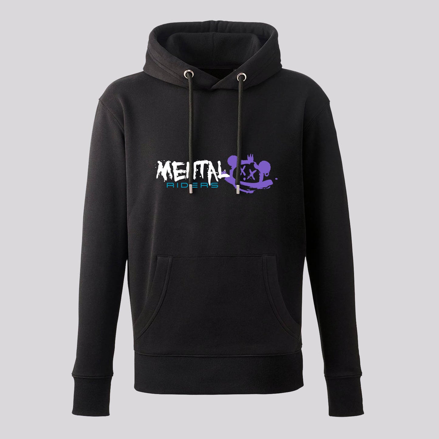 Mental Glitch Hoodie - Purple/Aqua