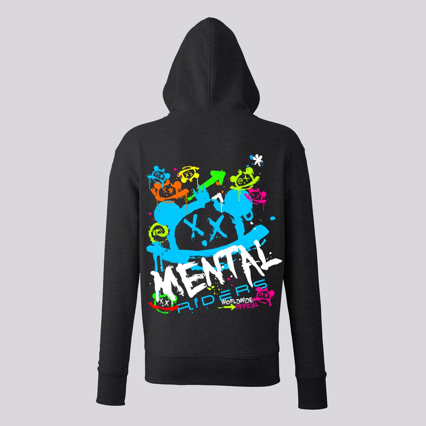 Mad Graffiti Hoodie - Blue