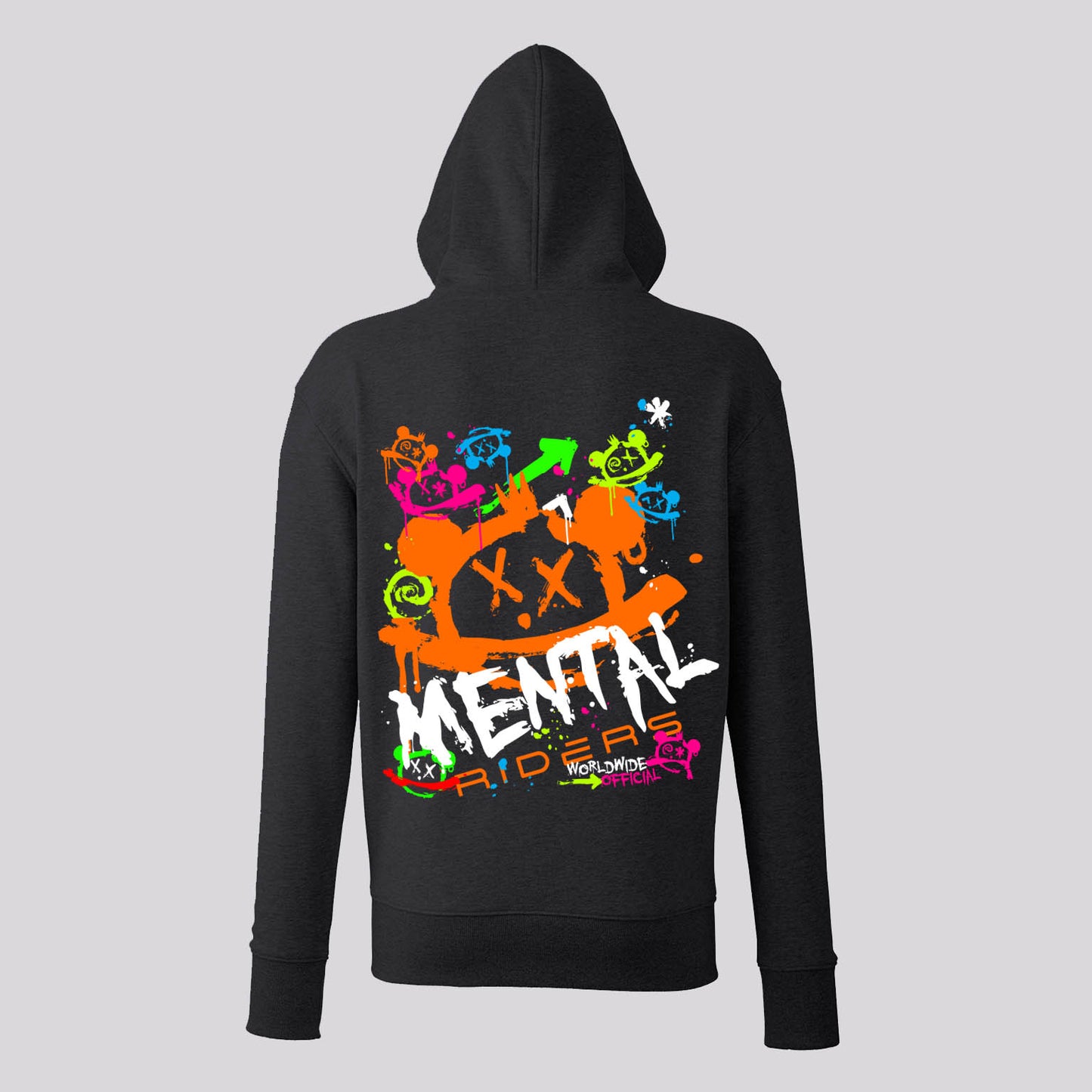 Mad Graffiti Hoodie - Orange