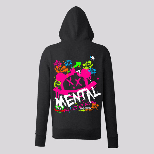 Mad Graffiti Hoodie - Pink