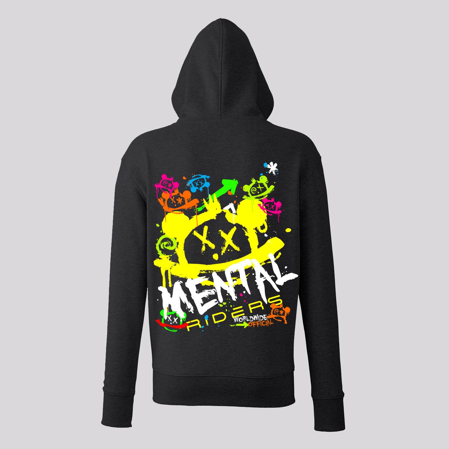 Mad Graffiti Hoodie - Yellow