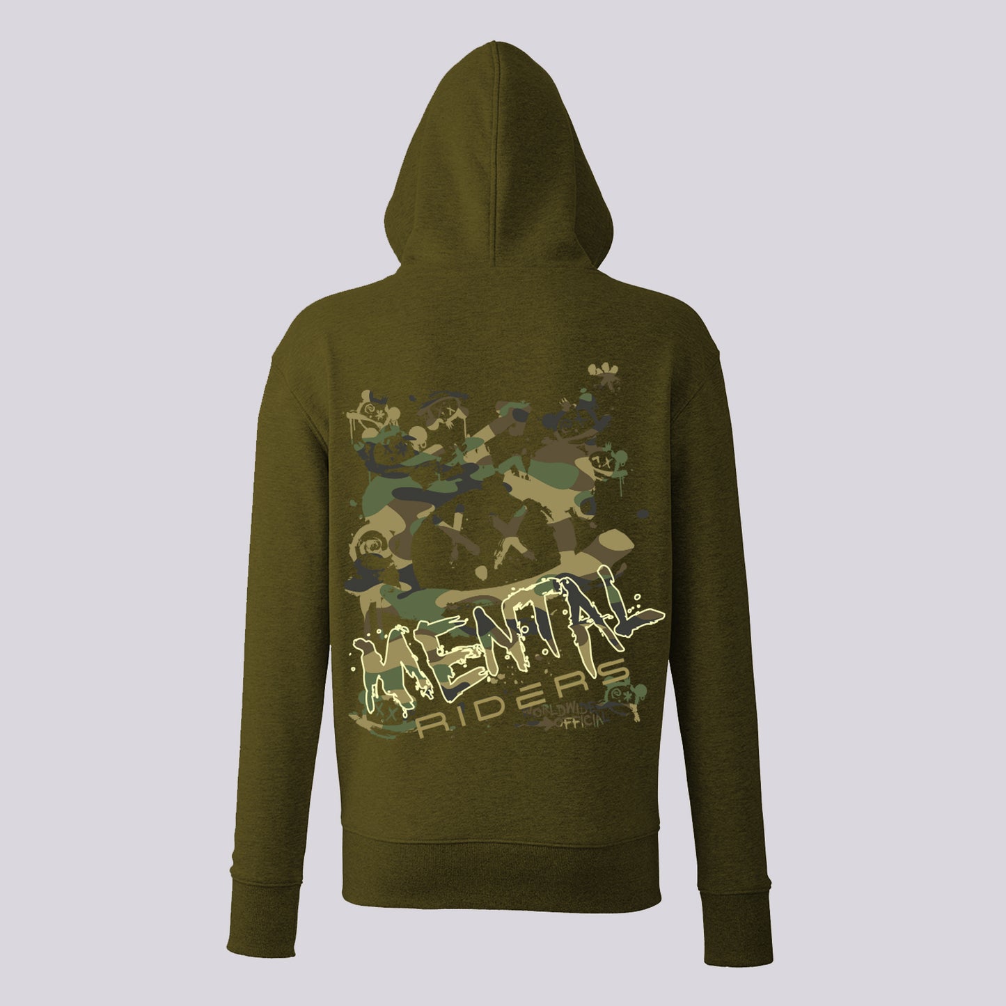 Mad Graffiti Hoodie - Camo